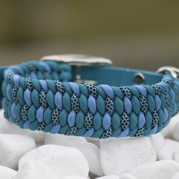 Halsband i Turquoise, Baby Blue & Sea Breeze