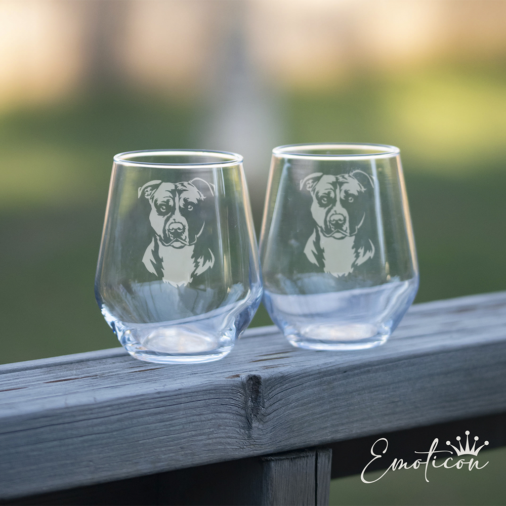 Glas american staffordshire terrier