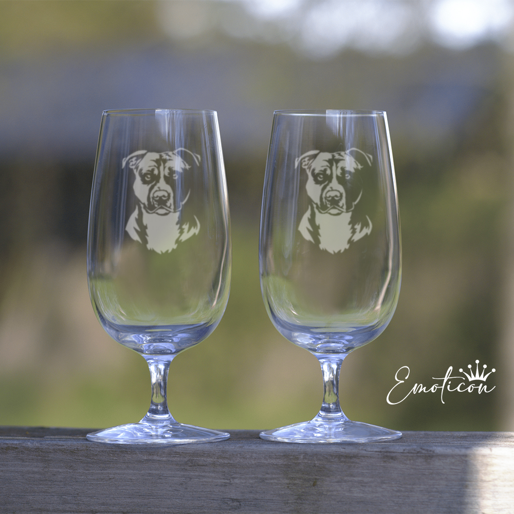 Ölglas american staffordshire terrier