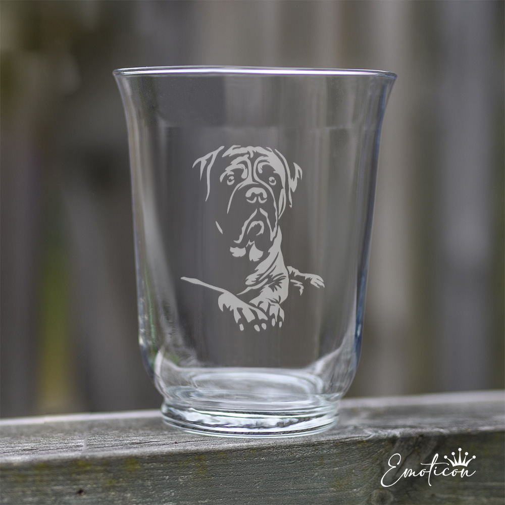 Vas/ljuslykta bullmastiff