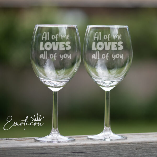 Vinglas bröllop, all of me