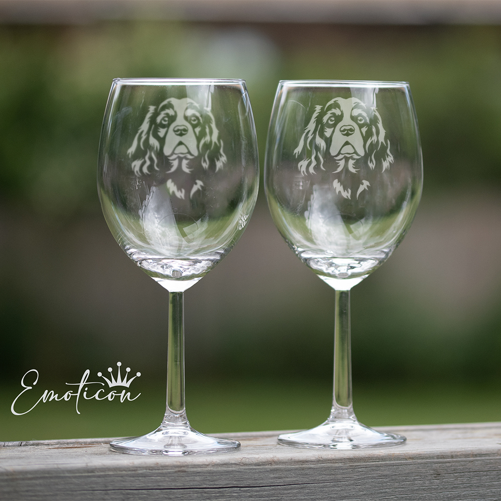 Vinglas cavalier king charles spaniel