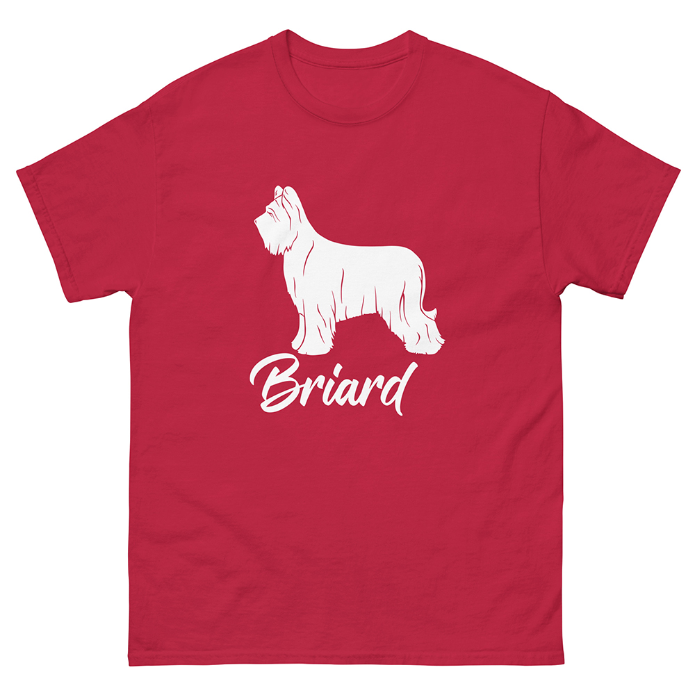 unisex-classic-tee-cardinal-Briard 1177 sv