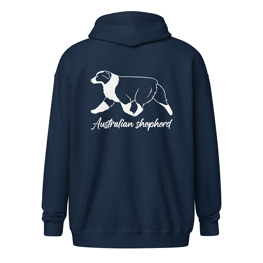 unisex-heavy-blend-zip-hoodie-navy-back-Australian shepherd 1165 sv