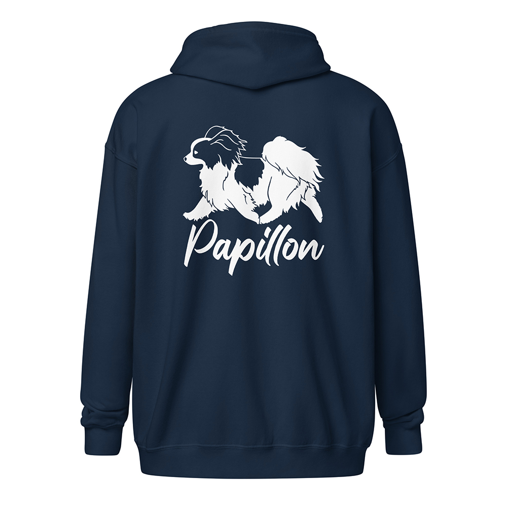 unisex-heavy-blend-zip-hoodie-navy-back-Papillon 1128 sv