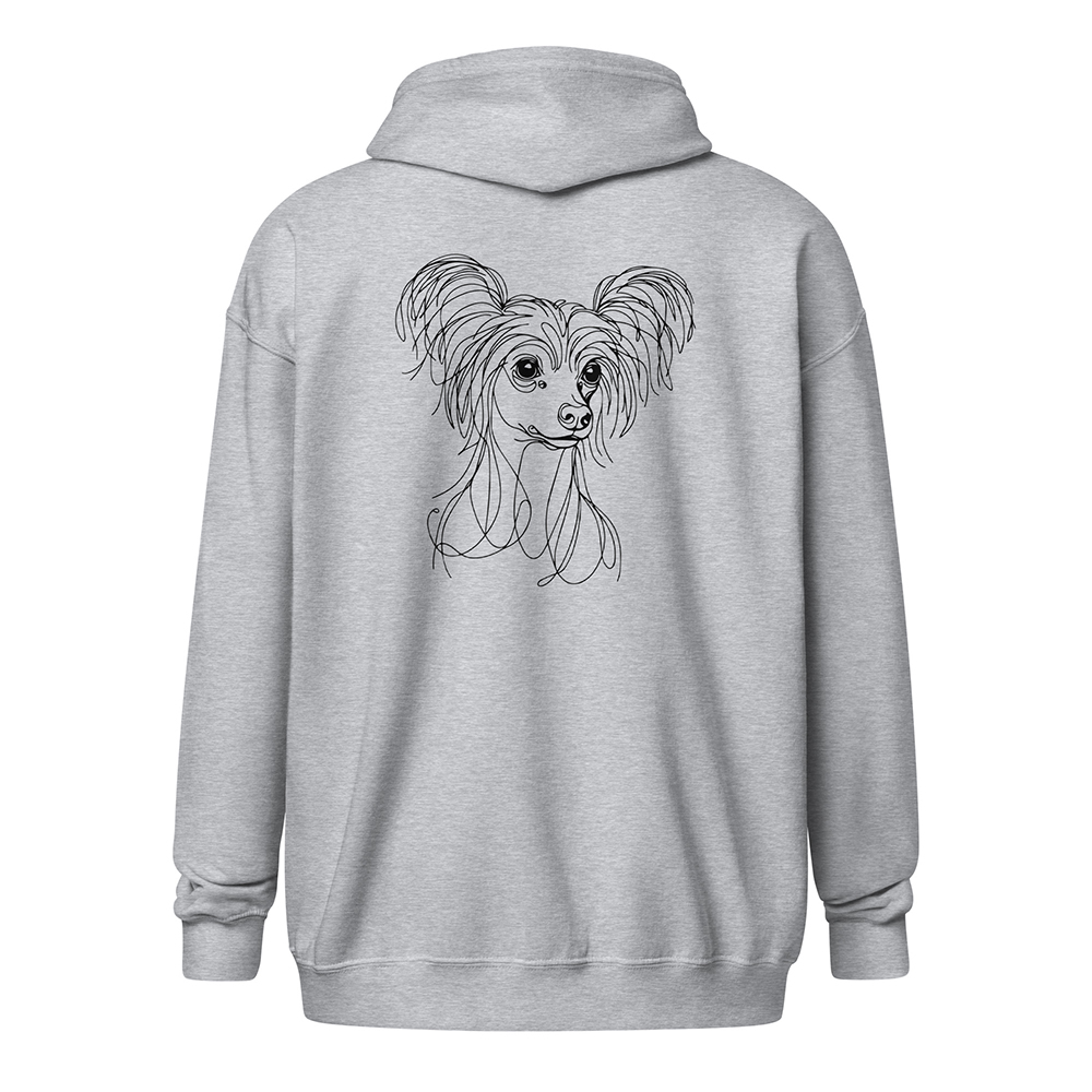 unisex-heavy-blend-zip-hoodie-sport-grey-Chinese crested dog LA051