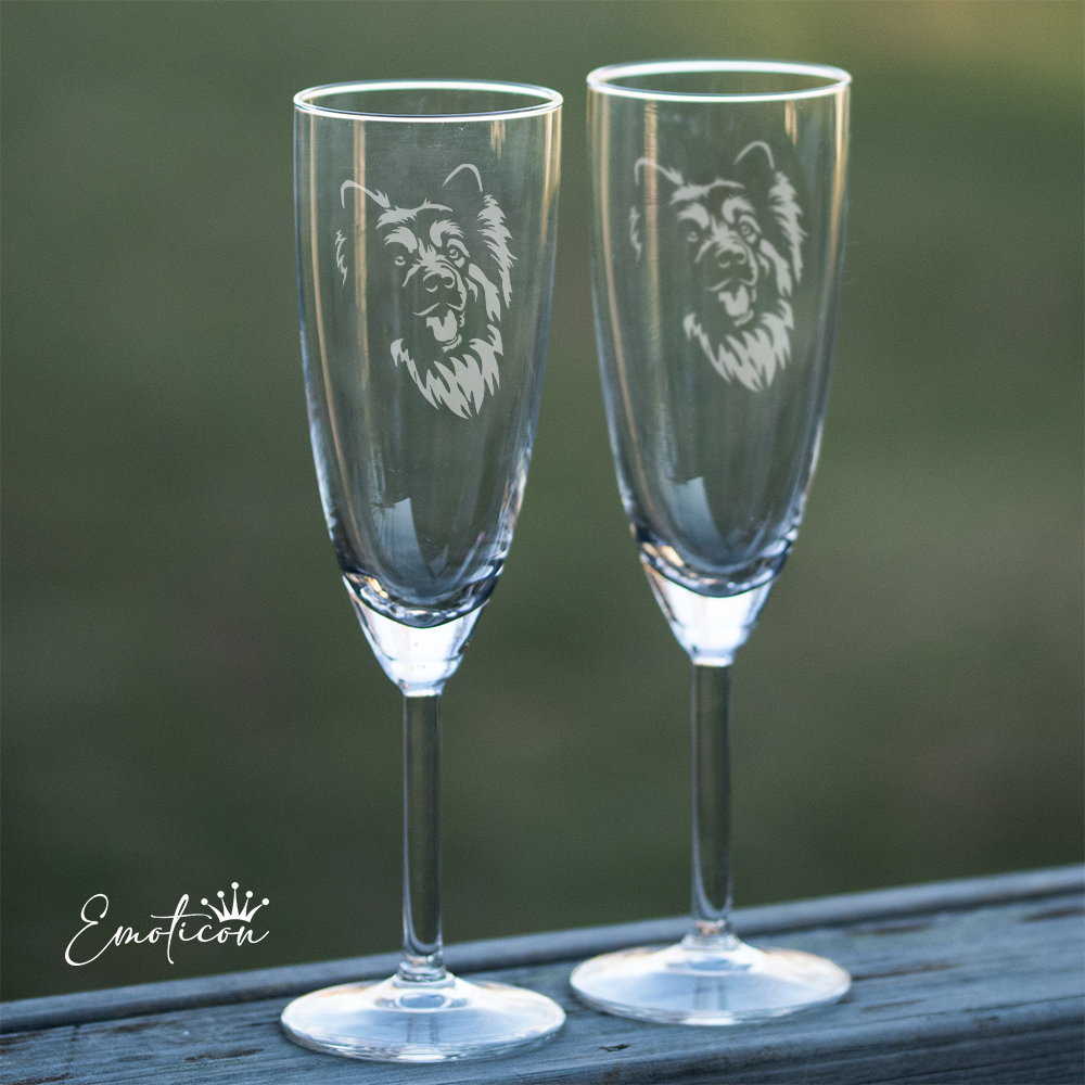 Champagneglas chodský pes
