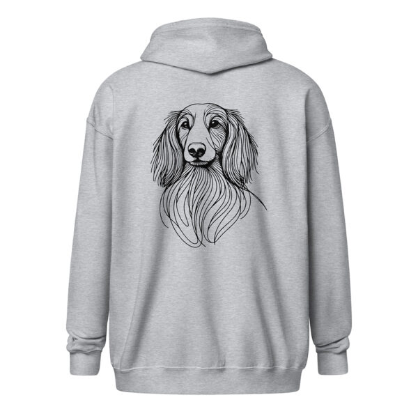 Hoodie långhårig tax