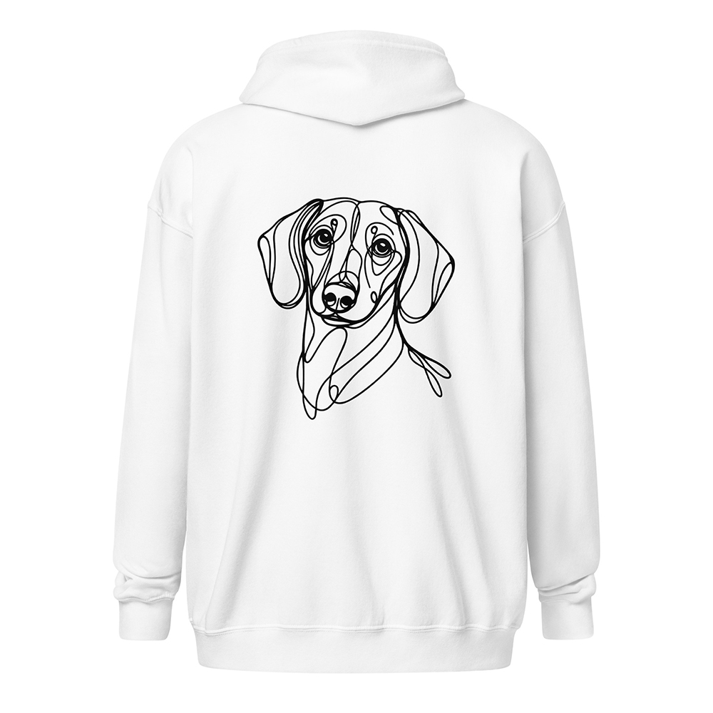 Hoodie korthårig tax - Bild 3