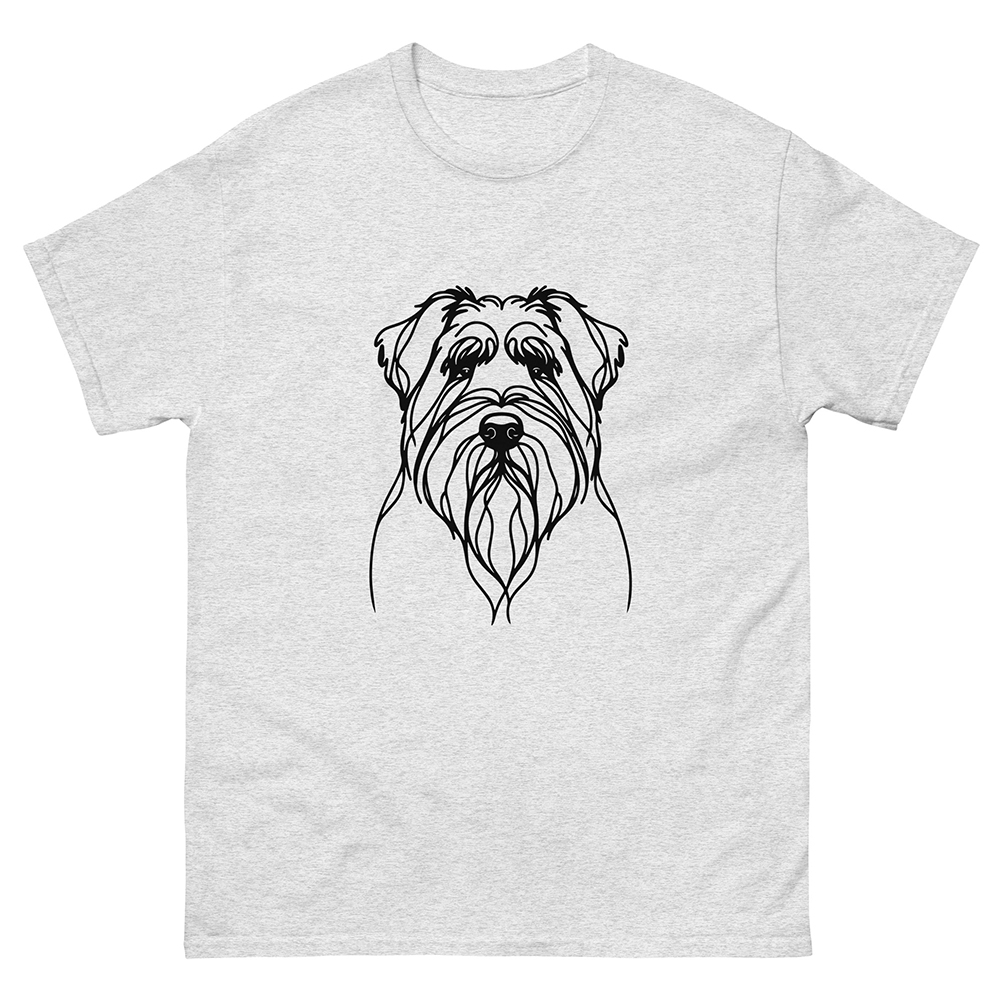 unisex-classic-tee-ash-Rysk svart terrier LA027