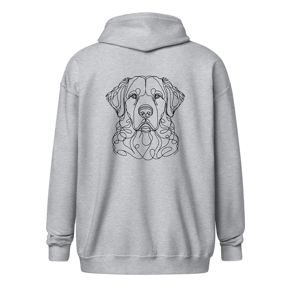 unisex-heavy-blend-zip-hoodie-sport-grey-Chesapeake bay retriever LA048