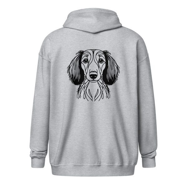 Hoodie långhårig tax