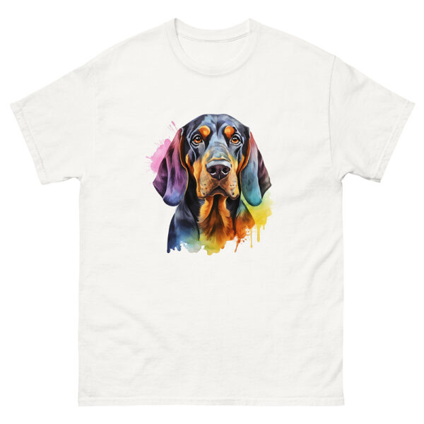 T-shirt black and tan coonhound