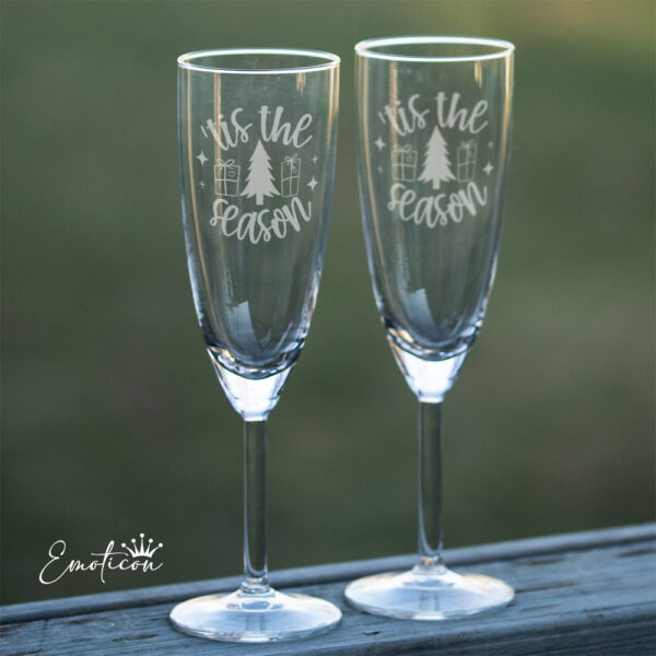 Champagneglas jul - 'tis the season