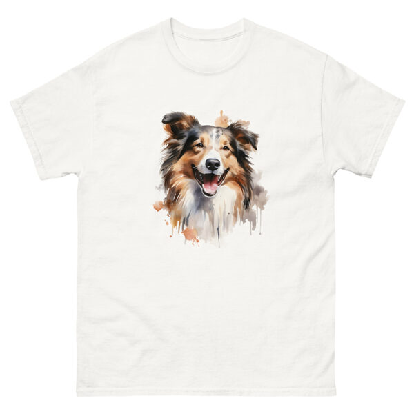 T-shirt collie, långhårig