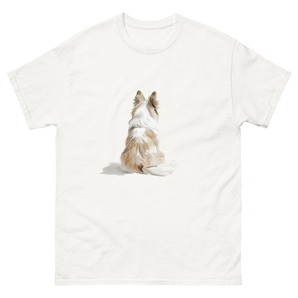 T-shirt collie, långhårig