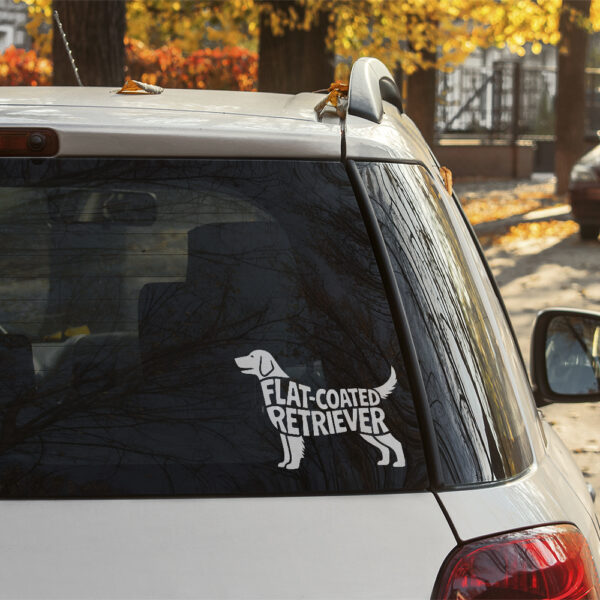 Dekal flatcoated retriever