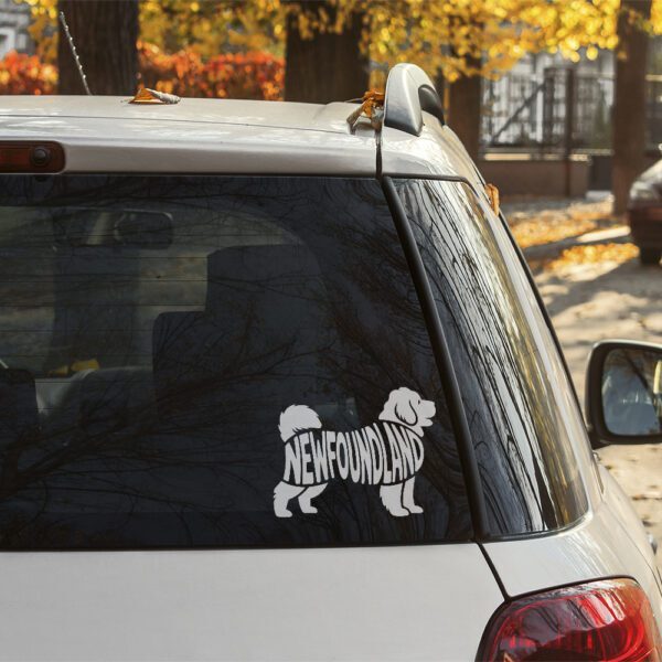 Dekal newfoundlandshund