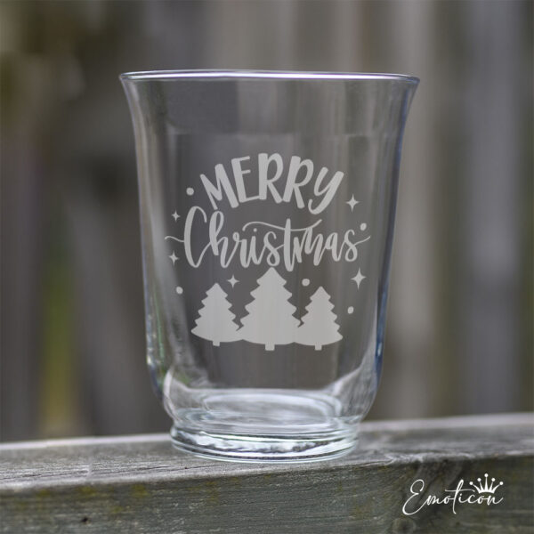 Vas/ljuslykta jul - merry christmas