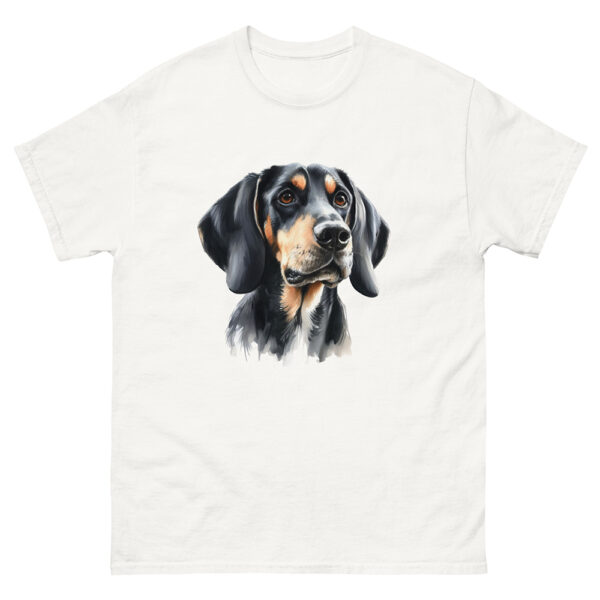 T-shirt black and tan coonhound