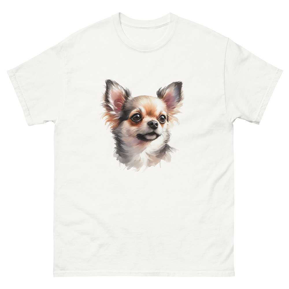 T-shirt chihuahua, långhårig