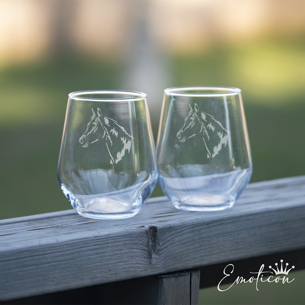 Glas häst - arab
