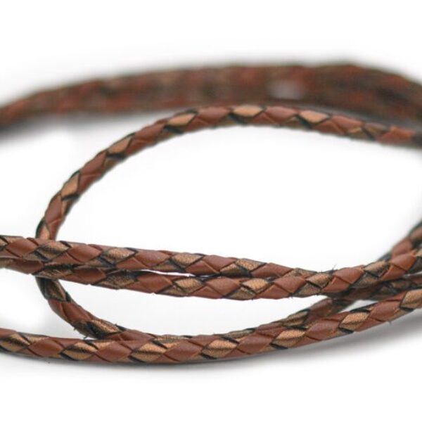 Utställningskoppel i känguruläder 120 cm