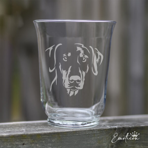 Vas/ljuslykta dobermann