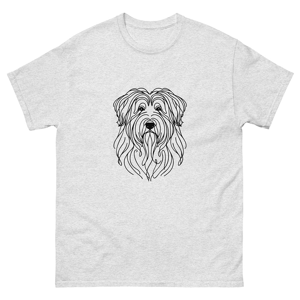 T-shirt bearded collie