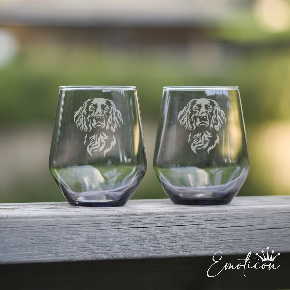 Grå glas boykinspaniel