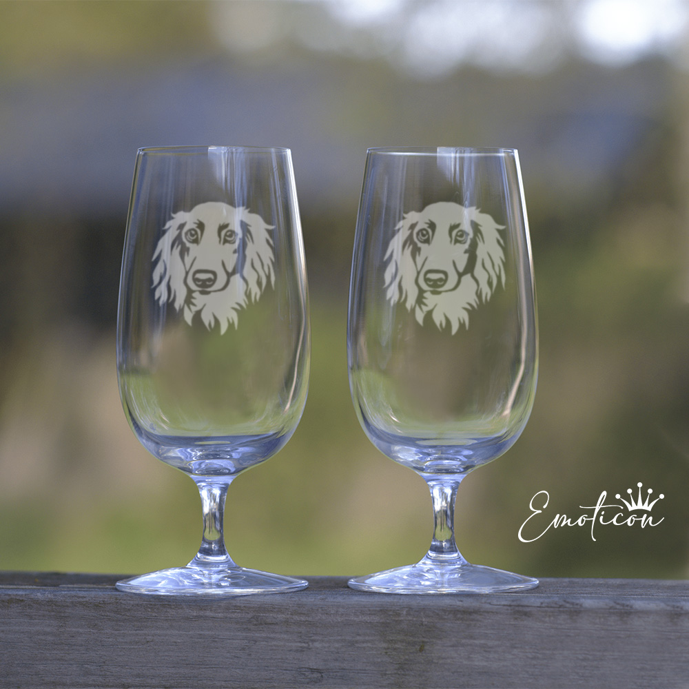 Ölglas långhårig tax