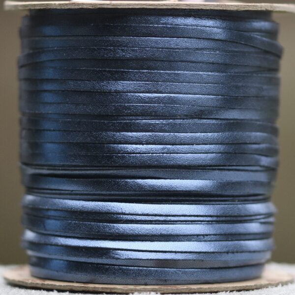 Känguruläder, royal blue foil