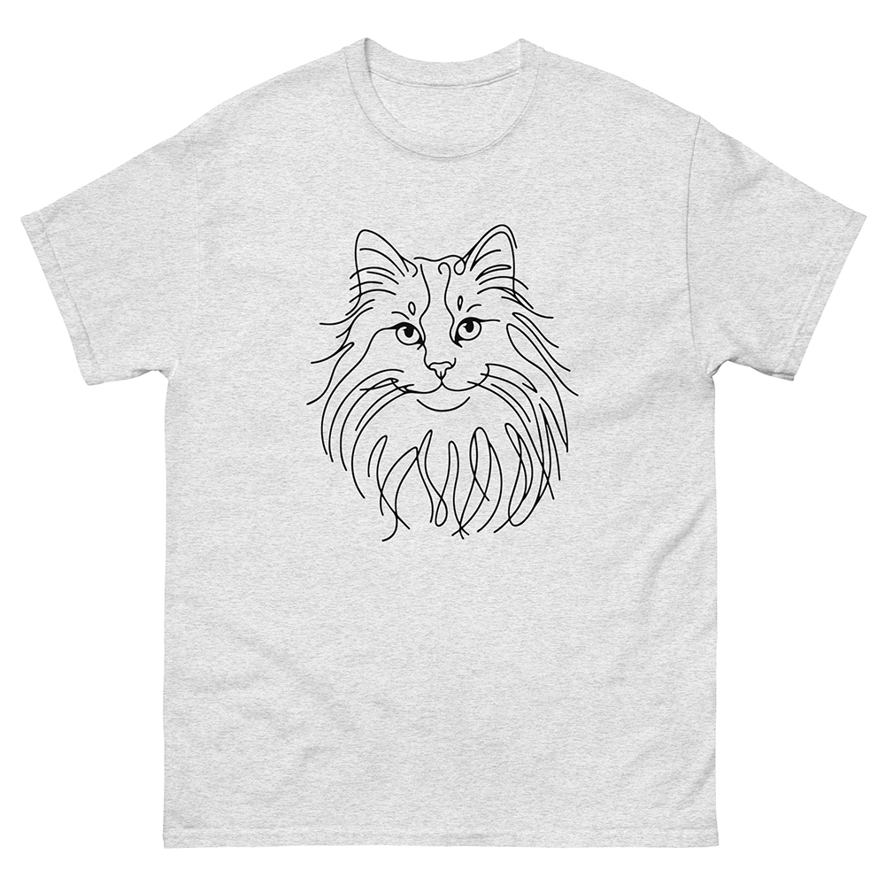 T-shirt sibirisk katt
