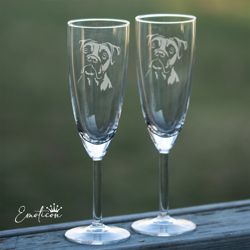 Champagneglas boxer