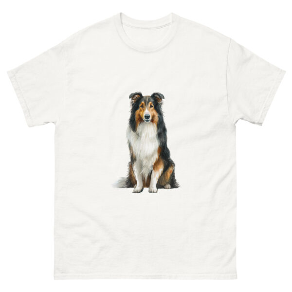 T-shirt collie, långhårig