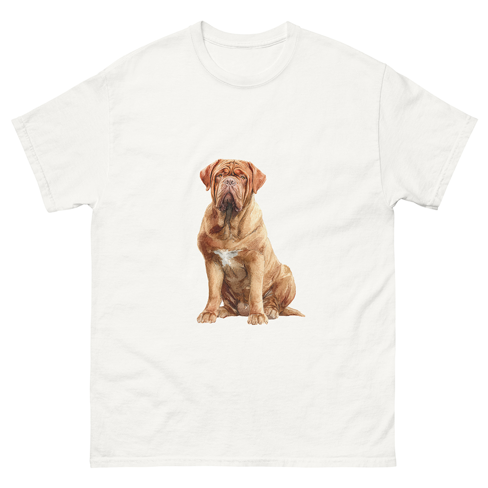 T-shirt dogue de bordeaux