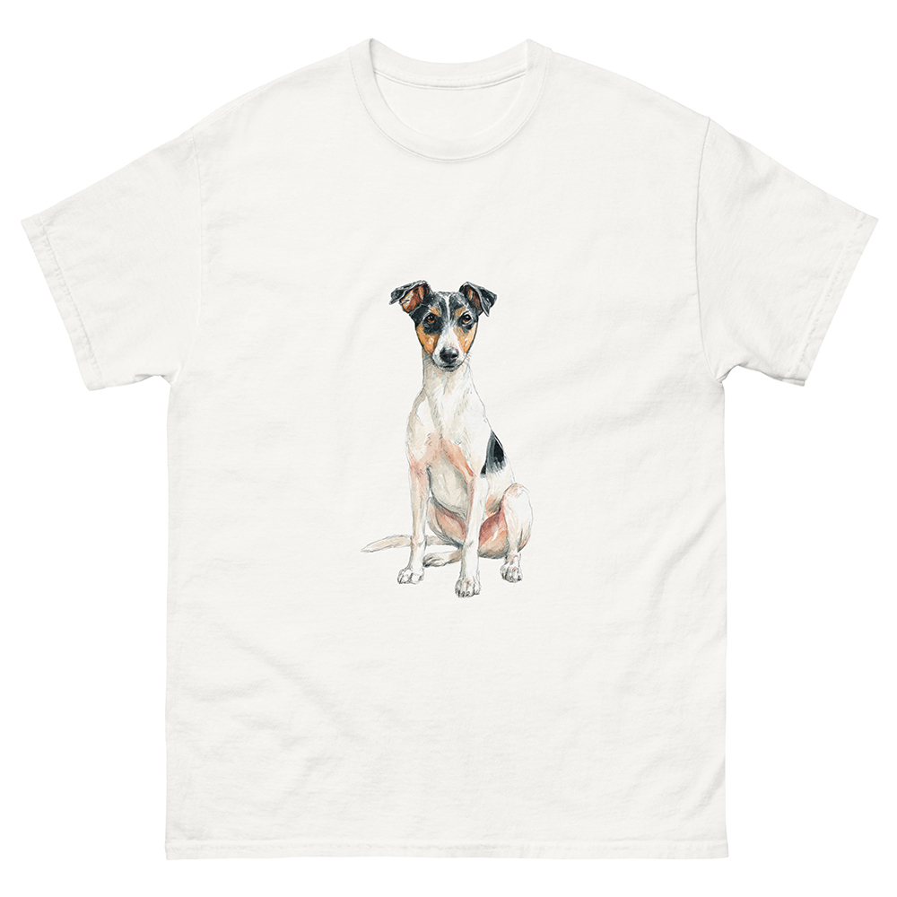 T-shirt foxterrier, släthårig