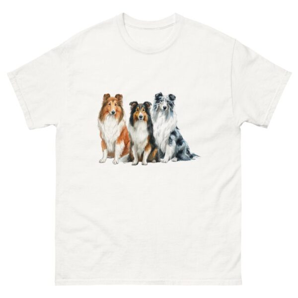 T-shirt collie, långhårig