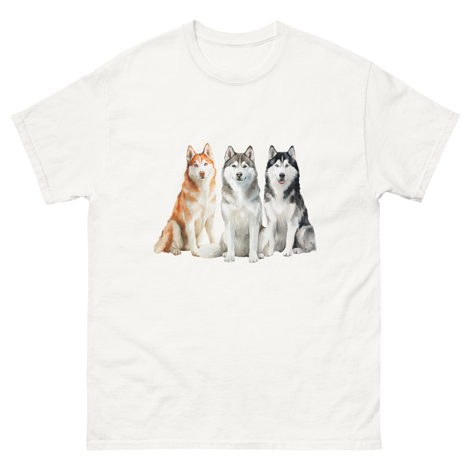 T-shirt siberian husky