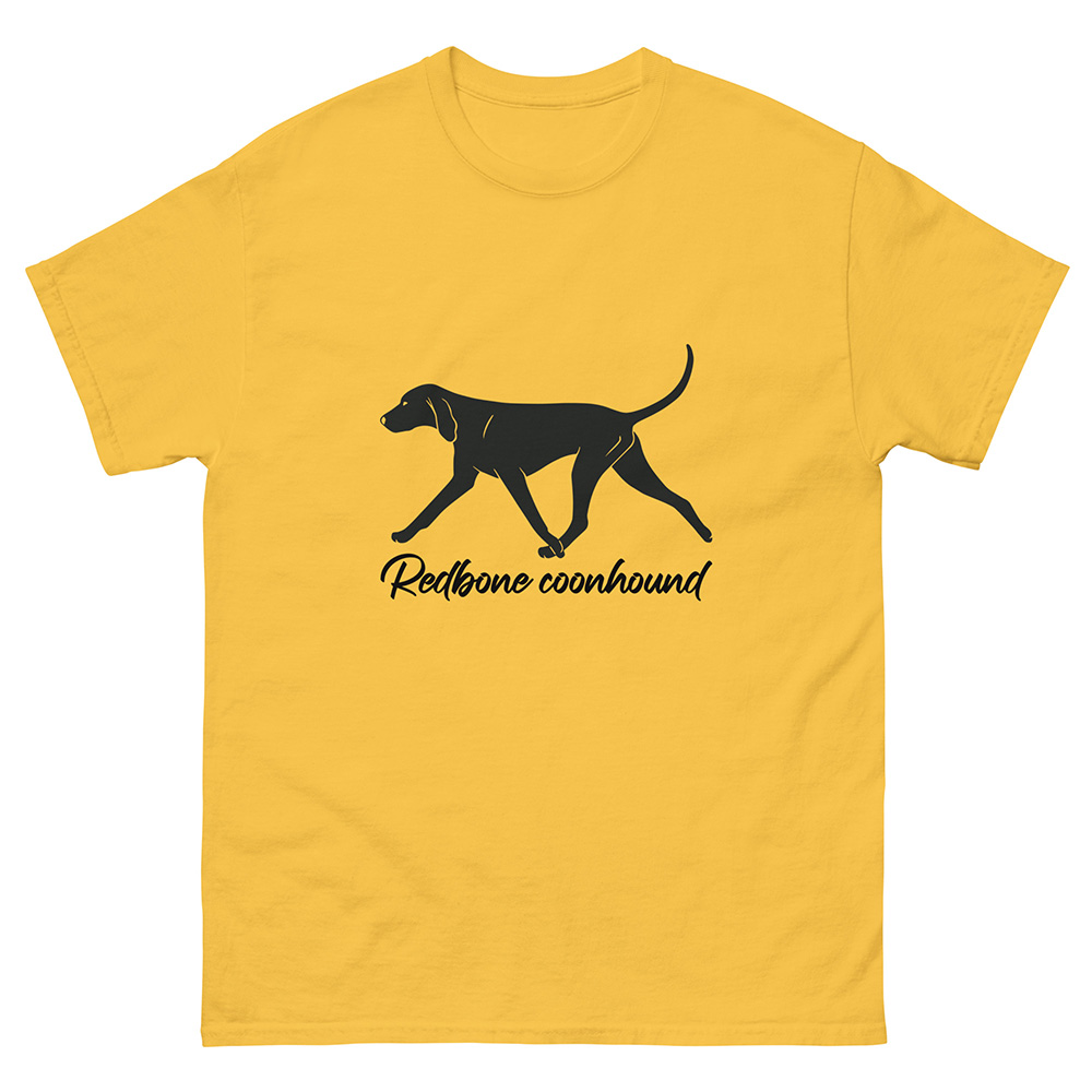 T-shirt redbone coonhound