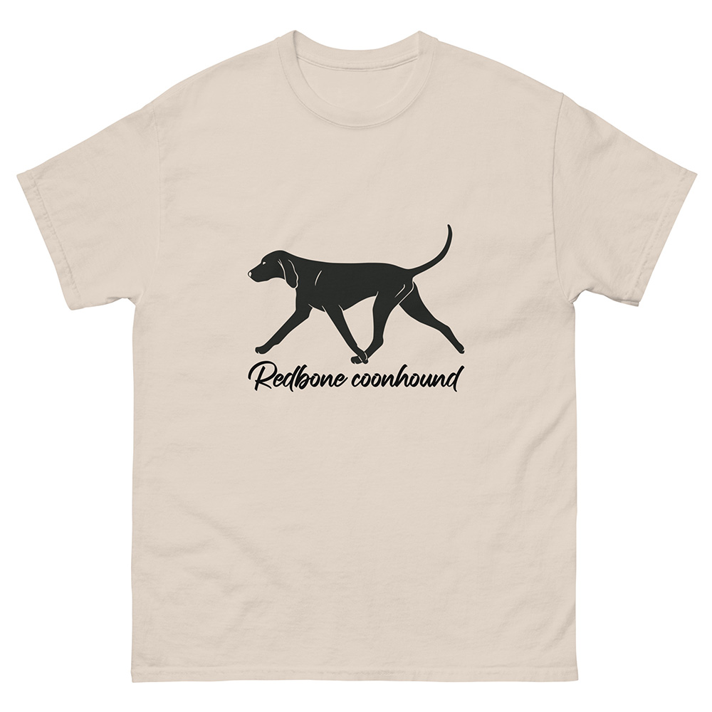 T-shirt redbone coonhound