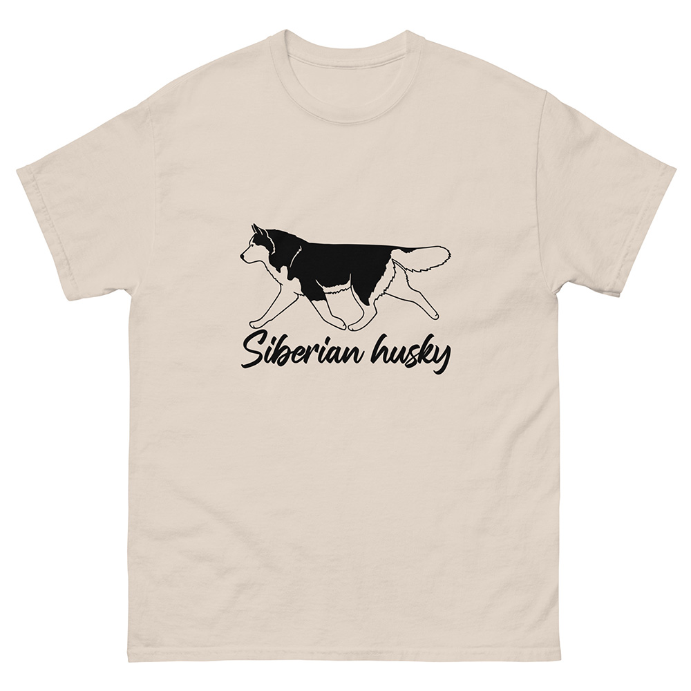 T-shirt siberian husky