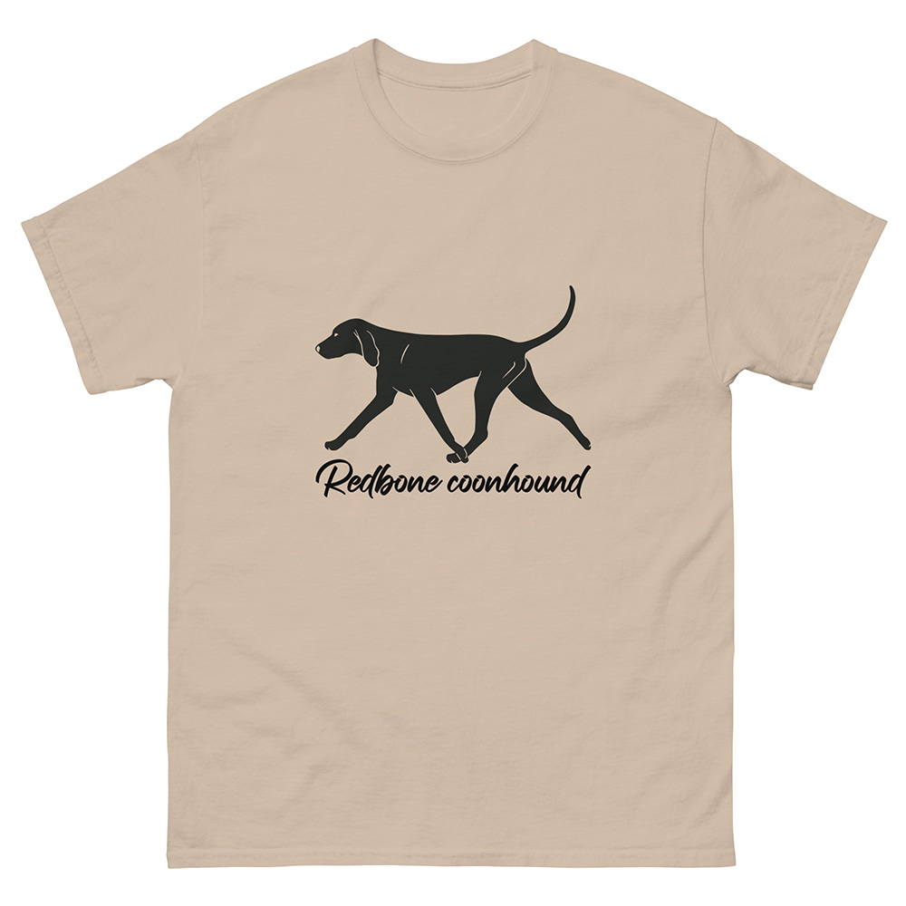 T-shirt redbone coonhound