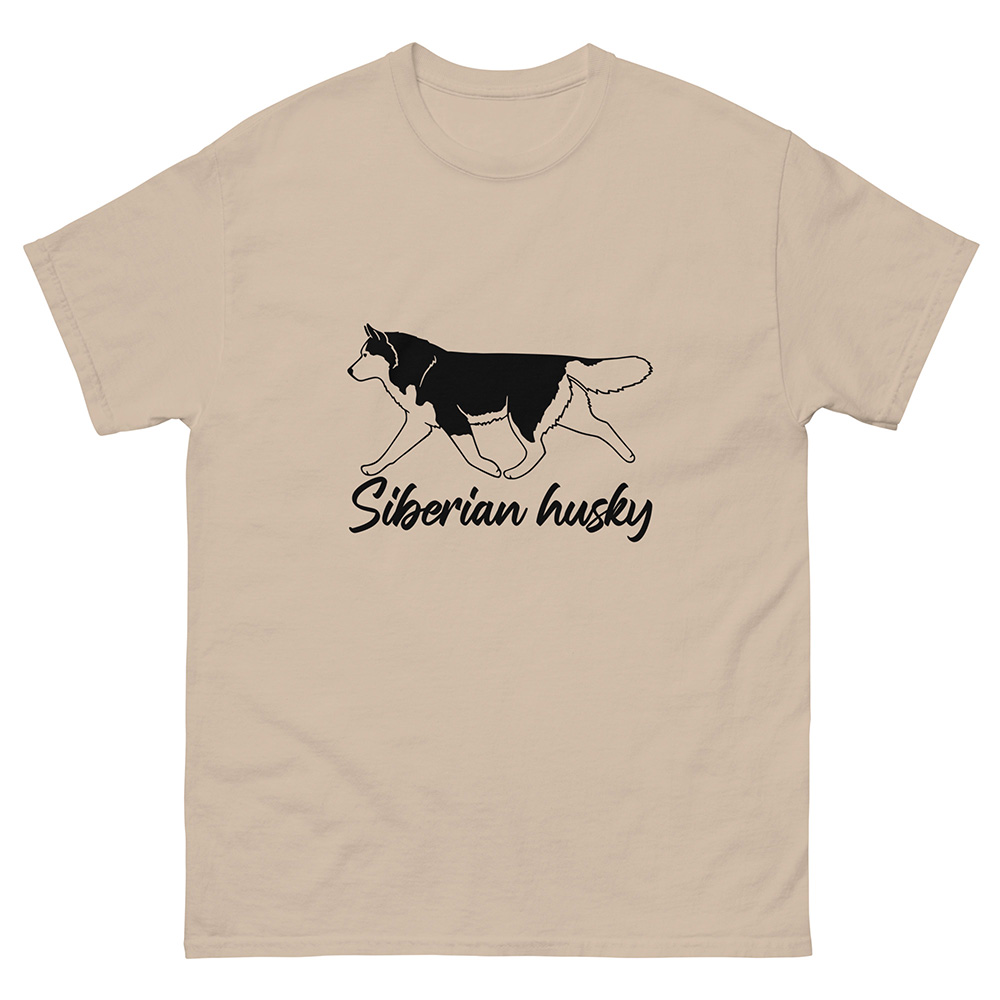 T-shirt siberian husky