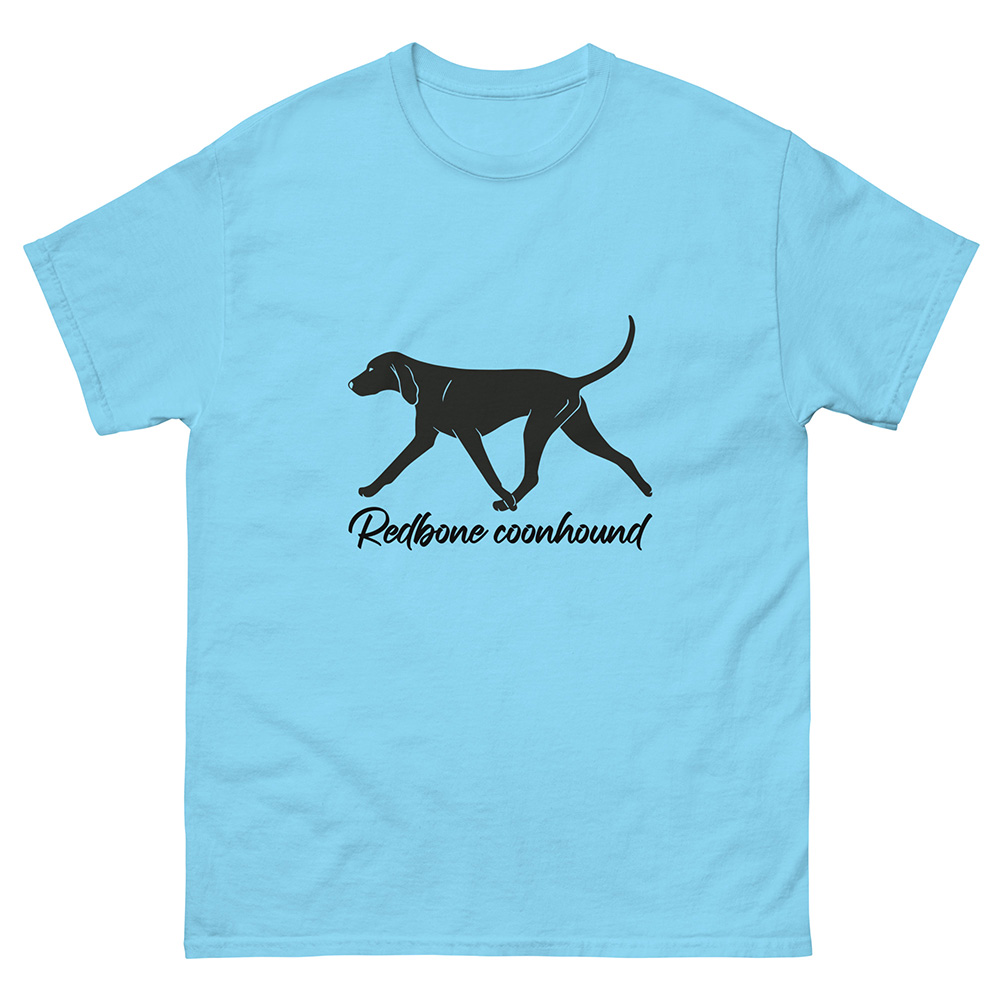 T-shirt redbone coonhound