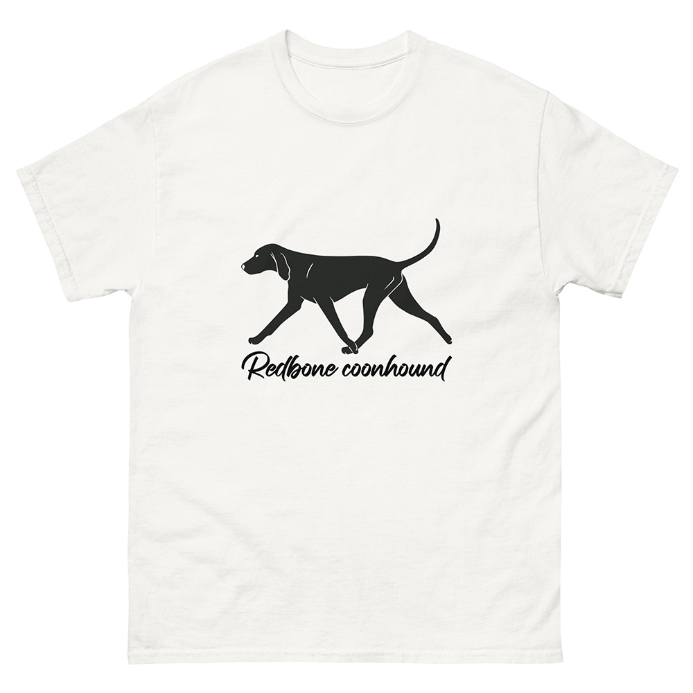 T-shirt redbone coonhound
