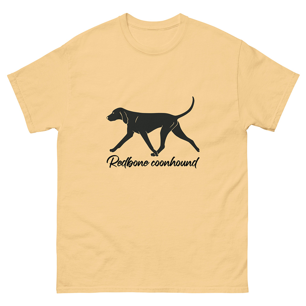 T-shirt redbone coonhound