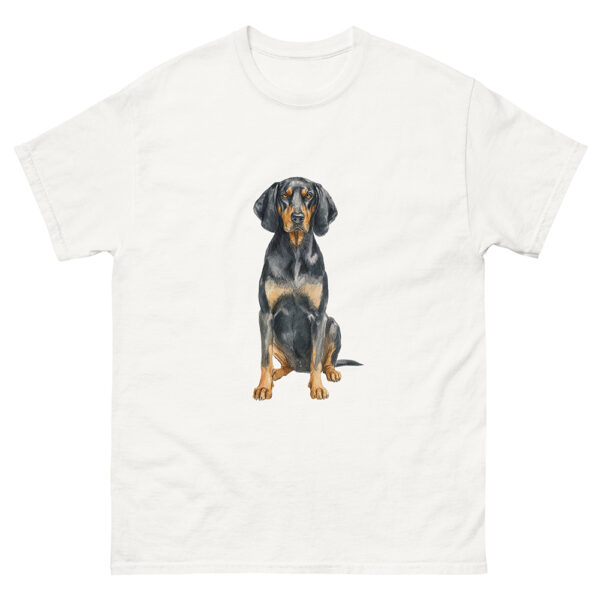 T-shirt black and tan coonhound