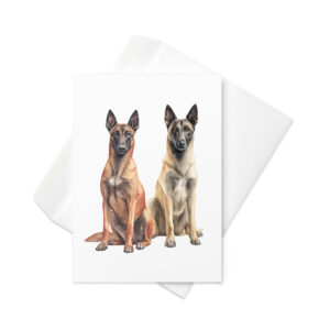 Vikt kort med belgisk vallhund malinois