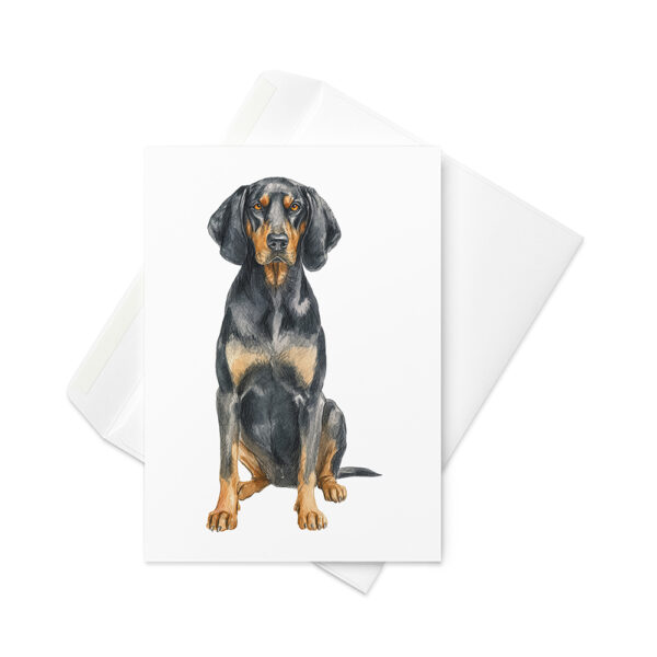 Vikt kort med black and tan coonhound